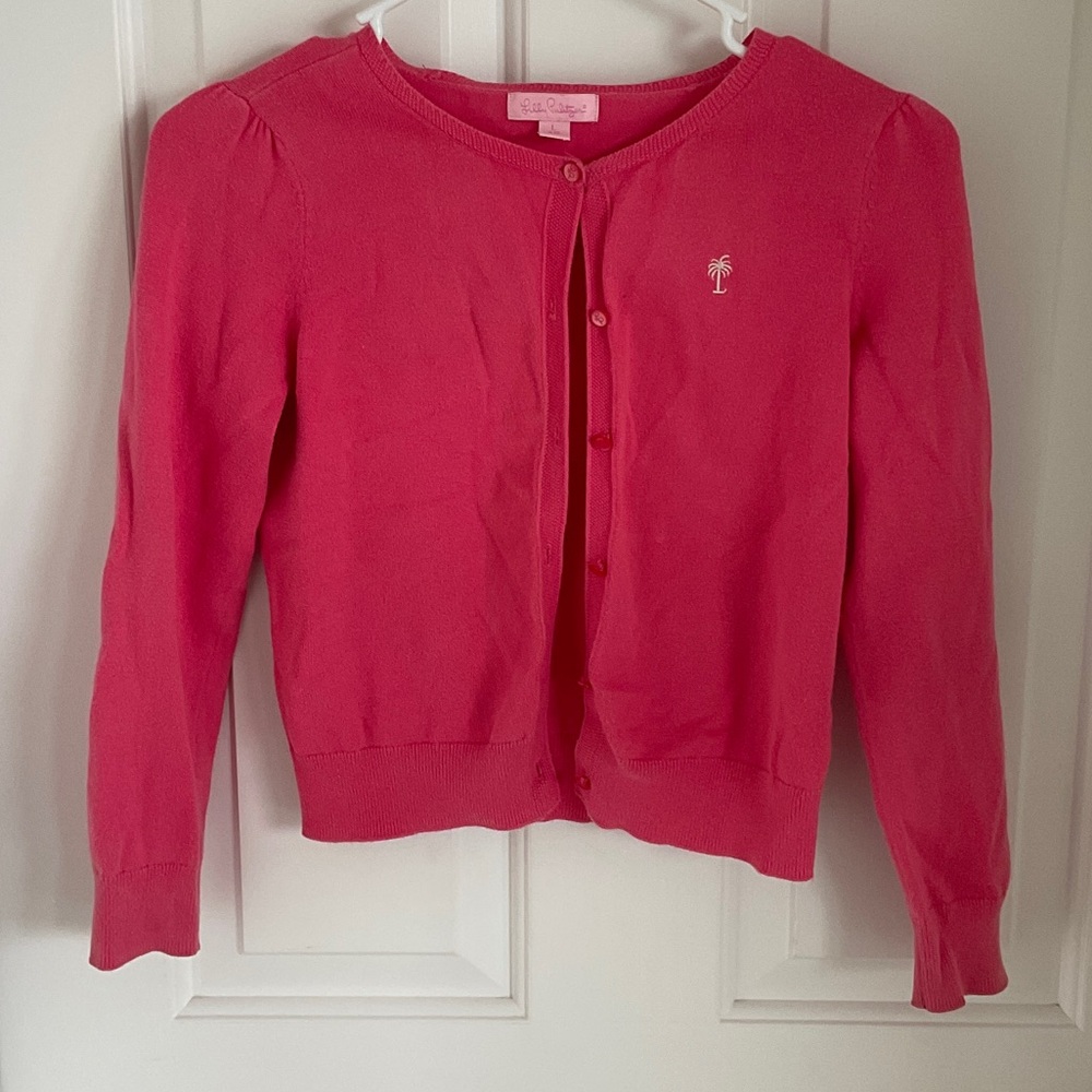 Lilly Pulitzer Vibrant Pink Cardigan